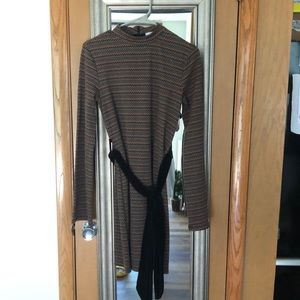 zara patterned dress